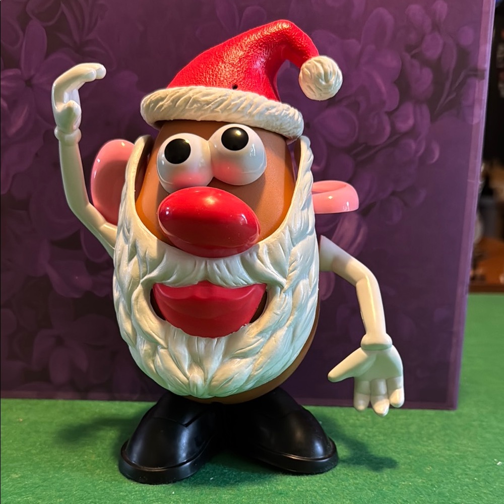 Hasbro Red and White Holiday Decor Santa Figure